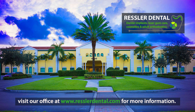 Ressler Dental office exterior on Jog Road in Delray Beach