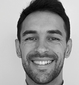 Andrew, Invisalign and ceramic crown smile makeover patient at Ressler Dental