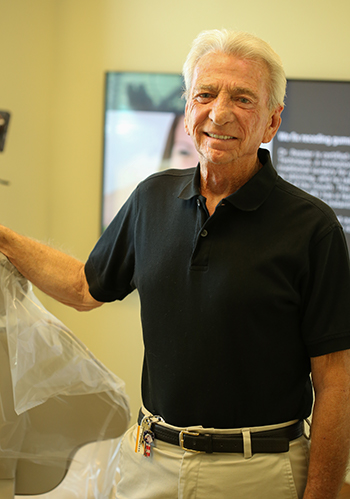 Arthur, an All-on-4 teeth-in-a-day dental implant patient of Dr. Ressler